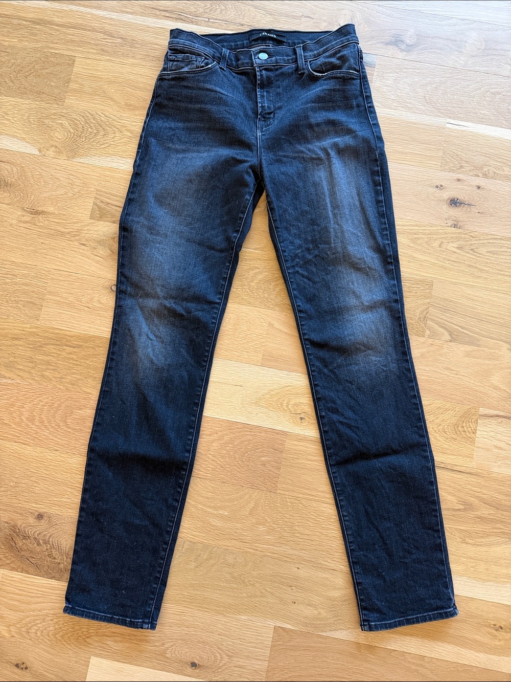 J Brand Black Maria Straight Leg Jeans